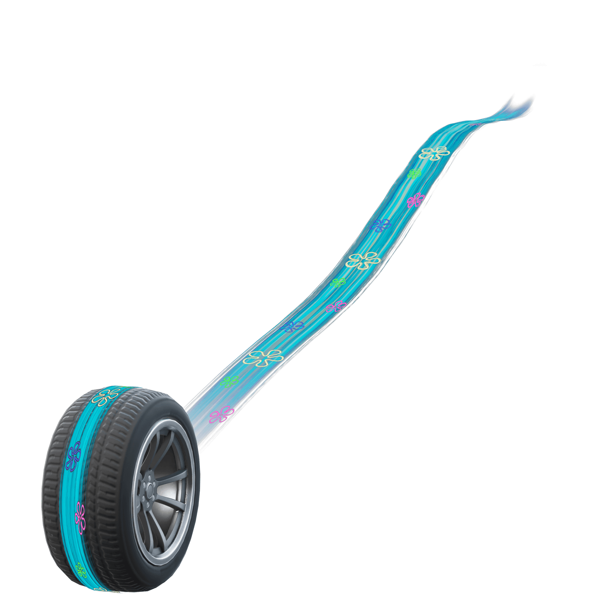 Flower Cloud Waves Trail