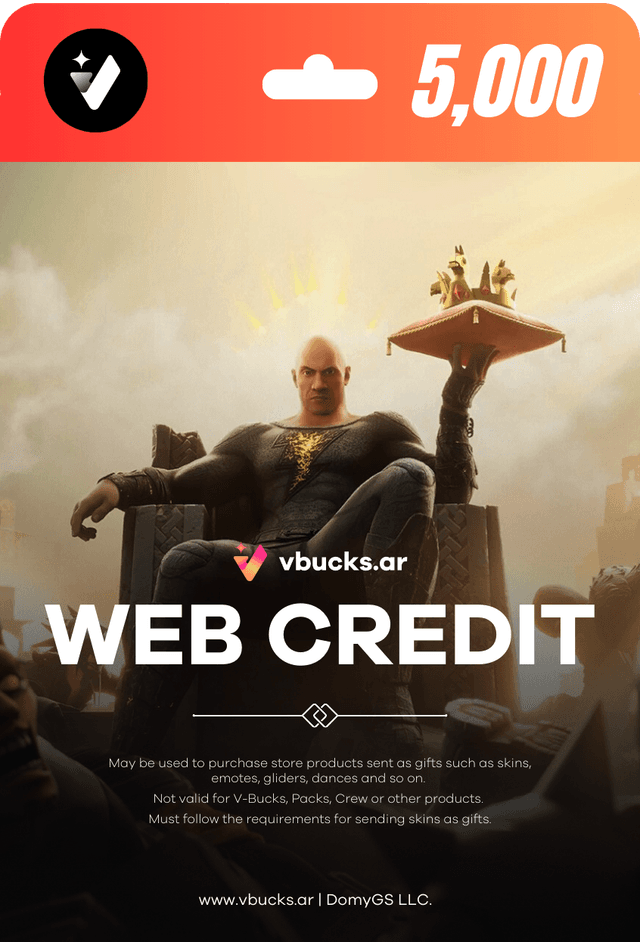 5,000 Web Credit